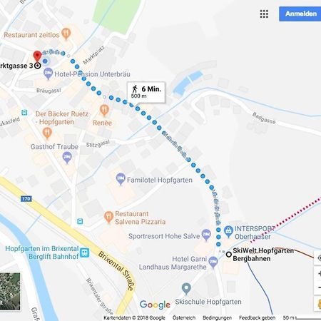 Appartement Der Buergerbote Zur Hohen Salve Hopfgarten im Brixental Eksteriør bilde